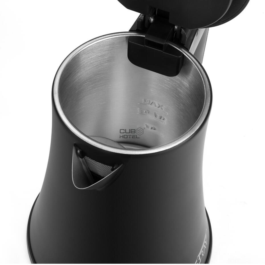 Hervidor De Agua Negro Para Hotel Star 0.5 Lt - 1000W